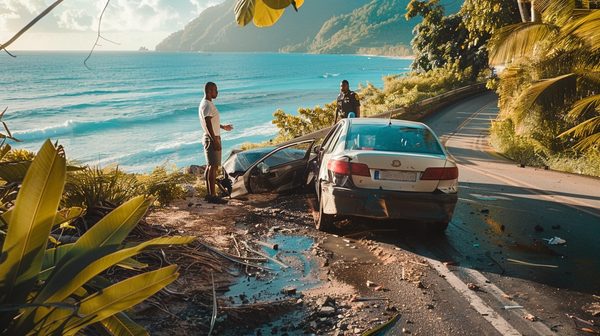 Location de voiture en Guadeloupe : ce qu'il faut faire en cas d'accident au volant